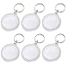 GOGO 25 PCS Acrylic Photo Keychains, 1-3/4 Inch Round Shape, Perfect for Number Tag