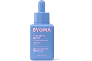 BYOMA Hydrating Serum - Moisturizing Facial Serum with Squalane, Glycerin & Ceramides - Hydrating for Glowing, Dewy Skin - 1.01 fl. oz