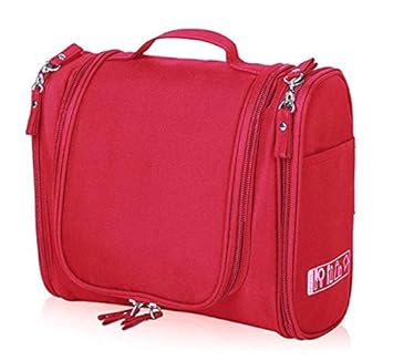 Krevia Waterproof Travel Bag Beauty Make Up Toiletry Wash Bag Zipper Cosmetic Case Organiser Easy Carrying Bag