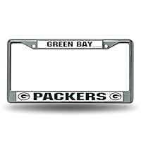 Rico Industries NFL Green Bay Packers Standard Chrome License Plate Frame