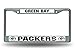 Rico Industries NFL Green Bay Packers Standard Chrome License Plate Frame , 6 x 12.25