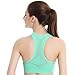 Senchanting Women Comfort Breathable Racerback Wirefree Mesh Workout Sports Bra