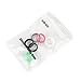 GOGO Price/6 Pcs Premium Women's Silicone Wedding Rings Wedding Bands - 5.5mm Wide(2mm Thick) - Comfortable Smooth Edge