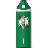 Hydrapeak x NBA Officially Licensed Boston Celtics Oasis 32 oz Water Bottle with Chug Lid Push Button, Stainless Steel Water Bottle No Straw, 32 oz Insulated Water Bottle