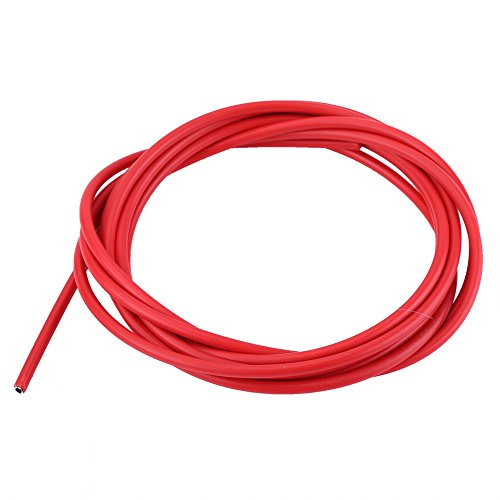 VGEBY1 4mm Bicycle Shifting Cable, Bike Shifting Gear Include The Outer Hose and The Inner PVC Tube For Both Mountain Bikes and Road Bikes.(Red)
