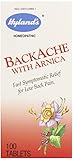 Hyland's BackAche with Arnica Tablets, Natural Relief of Lower Back Pain, 100 Count