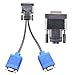 Aiposen DMS-59 Pin Male to Dual VGA Female Y Splitter Adapter Cable