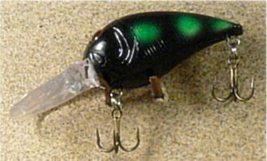 JLVLures Polliwog Deep Crankbait Black Salamander : Diver Lures JLV Freshwater Smallmouth Steelhead Pike Salmon Trout