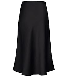Women's Satin High Waist Hidden Elasticized