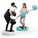 SHARPER IMAGE Inflatable Push Bumpers Sparring for 2 Players, Train, Play and Spar, Indoor Outdoor Pedestal Sport Combat, Fun Party Game for Adults, Bouncy Combat, Backyard, Park or Beach