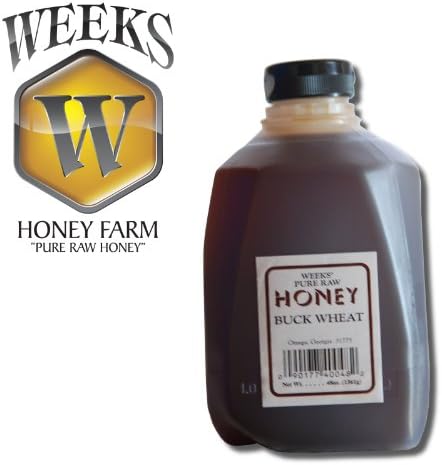 48oz (3lb) - Buckwheat Honey - Pure, Raw, Unfiltered, Unheated