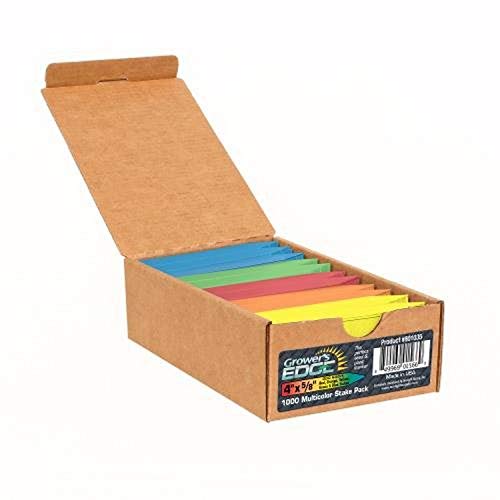 Grower’s Edge Plant Stake Labels – Multicolor (1000/Box)