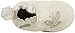 Robeez Girls' Soft Soles Crib Shoe, Bee-Crème, 6-12 Months M US Infant