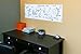 Huge Self-Adhesive Wall Whiteboard Decal Sticker Dry Erase Draw Board Peel and Stick Paper Roll Sheet White Board with Free Dry Erase Pen for School Office Home - Dimensions: 17.7
