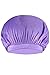 SUNNYTREE purple turban fashion turban hat night caps for sleeping Purple 2PCs