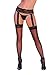 Dreamgirl Women's Sheer Garter Belt and Stockings Set