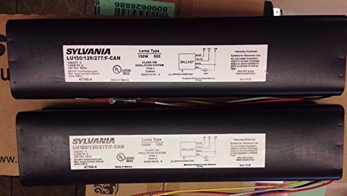 2 Piece Sylvania 47765 LU150/120/277/F-CAN High Pressure Sodium Ballast