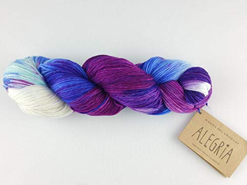 Manos Del Uruguay Alegria A9102 Colibri, 100g, Hand Dyed Sock Yarn