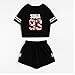 CHAIRAY Kpop Love Yourself Album Jimin Jungkook Jhope Album Shirt + Shorts Sets V Rap Suga Jin Shorts and Tee Set T-Shirt Suit