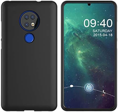 Torubia Case Compatible with Nokia 7.2 Case, Premium Backcase Cover [ Scratch Resistant ] Cover Cases Case Compatible with Nokia 7.2 Black