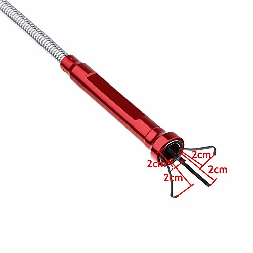 Claw Type Garbage Picker. Claw Type Magnetic Picking Tool. with LED Light 4 Claws, arm Extension. Flexible Long Handy Reaching Assist Tool for Litter Pick/Home Sink/Drain - Thumbnail 2