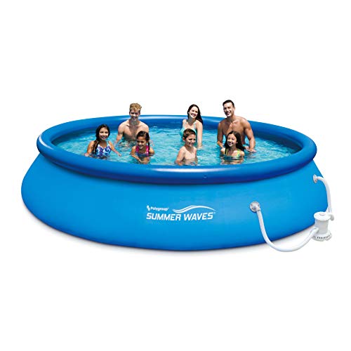 Summer Waves 15ft x 36in Quick Set Inflatable Above Ground Swimming Pool with Filter Pump - Image 2