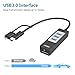 UNITEK Multi-in-1 USB 3.0 3-Port Hub and Micro SD Card Reader+OTG Adapter for Macbook Microsoft Surface Ultrabooks Laptops Tablet PCs with USB Port, OTG Smartphone