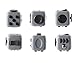 Omicu Fidget Cube Relieves Stress And Anxiety for Children and Adults Anxiety Attention Toy (gray black)