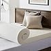 LUCID 4 Inch Ventilated Memory Foam Mattress Topper - 3-Year Warranty - Queen