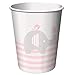 Pink Elephant Girl Baby Shower Supply Pack! Bundle Includes Paper Plates, Napkins, Cups & Silverware for 8 Guests