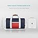 REYLEO Sports Gym Bag Small Travel Duffel Bag Water Resistant Bags with Leather Handle Color Blocking Design for Men Women RT02