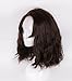 Menoqi Men's Short Curly Layered Wig Heat Resistant Wigs Human Hair Wigs Natural Looking Wigs with Wig Cap WIG137