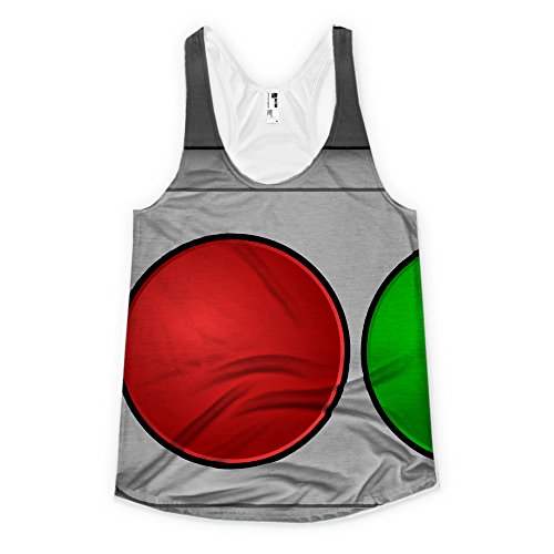 Older television projector CRT RGB allover printed American Apparel Racerback Tank - Thumbnail 3