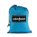 HŌMECO Double and Single Camping Hammock, Lightweight Nylon Parachute Travel Hammocks (Blue, Single)