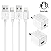 Pantom 2-Pack Wall Charger Adapter Plugs with 2-Pack 5-FeetLightning Cables Charge Sync Compatible with iPhones and iPads (White) primary