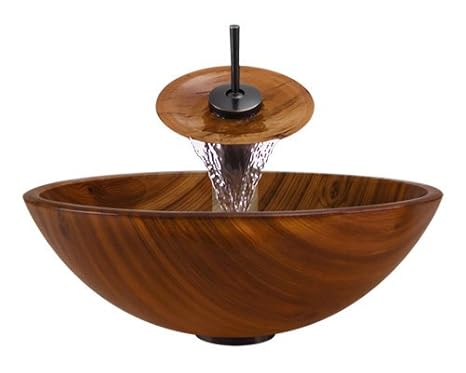 Aurora Sinks A20 Orb G Bathroom Ensemble With Grid Drain Glass