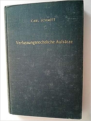 carl schmitt verfassungslehre
