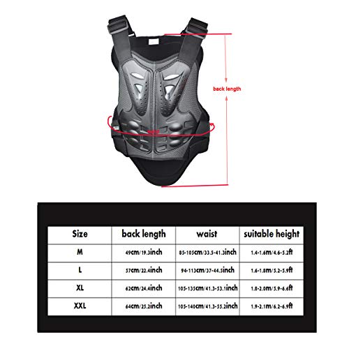 CHCYCLE motorcycle vest armor pretection (X-Large)