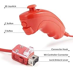 Wii Nunchuck Controller, MODESLAB 2 Pack Nunchuk