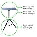 Holiday Styling Laptop Projector Tripod Stand – Adjustable Table With Sturdy Base – Portable Set With Storage Bag 30” – 44”