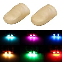 FashionSun Magic Light Up Thumbs LED Finger Lamp Thumbs Light Magic Trick Toys (1 Pairs)