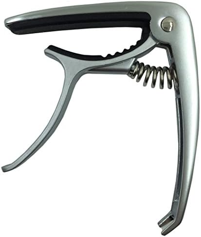 Electric Guitar Capo Quick Change Acoustic Guitar Capo Accessories Trigger Capo Also for Ukulele capos Silver