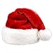 YAXXO Santa Claus Hat For Adults - Deluxe Plush Rubie Red (2-pack)