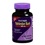 Natrol Yohimbe Bark 500mg Capsules, 135-Count