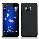 HTC U11 Case, HTC Ocean Case, TopACE Superior Quality Extremely Light Super Slim Shell Cover with HD Screen Protector for HTC U 11 / U11 / Ocean (Black)