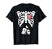 Skeleton Beer Xray Pregnancy Announcement Dad Tshirt