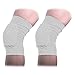 COOLOMG 2PCS Child Adult Pad Crashproof Antislip Basketball Leg Knee Short Sleeve White S