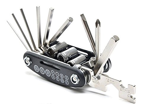 Click Here to See More Images Multi Function 15 in 1 Set Bike Cycling Bicycle Tools Screwdriver Socket Wrench Kit