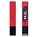 VANTAKOOL Digital PH Meter, PH Tester with ATC,Water Quality Tester 0.01pH High Accuracy, 0.00-14.00 Measurement Range, 0.01 Resolution Measure Household Drinking Water (RED)