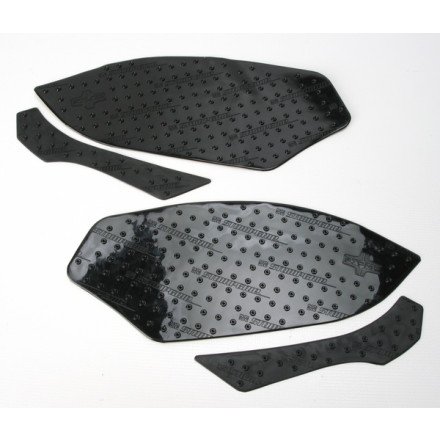 Stompgrip Motorcycle Traction Pads - STREET BIKE TANK GRIPS - VOLCANO - 0005 (Black)